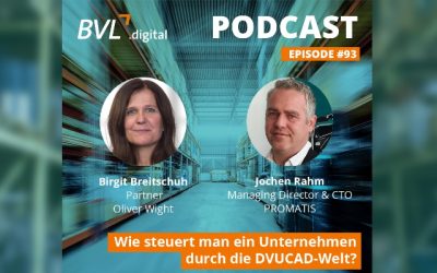 BVL Podcast mit PROMATIS: Wie steuert man ein Unternehmen durch die DVUCAD-Welt?
